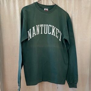 Vintage Nantucket T-Shirt, Green, Medium